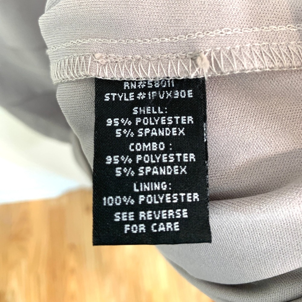 Jax Strappy Cutout Blush and Black Banded Hourglass Cocktail Dress / Size 12 - Picture 14 of 14